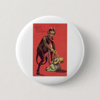 Here Comes The Krampus! 2 6 Cm Round Badge