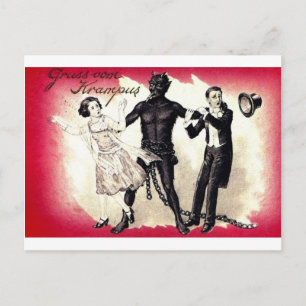 Here Comes The Krampus 3 Postcard