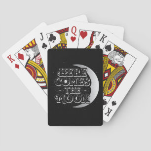 Here Comes The Moon Playing Cards