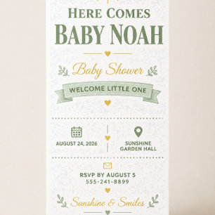 Here Comes the Son Baby Shower Banner