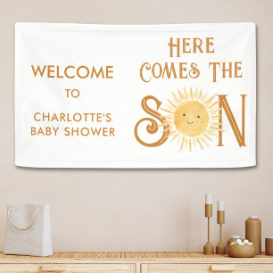Here Comes The Son Baby Shower Banner