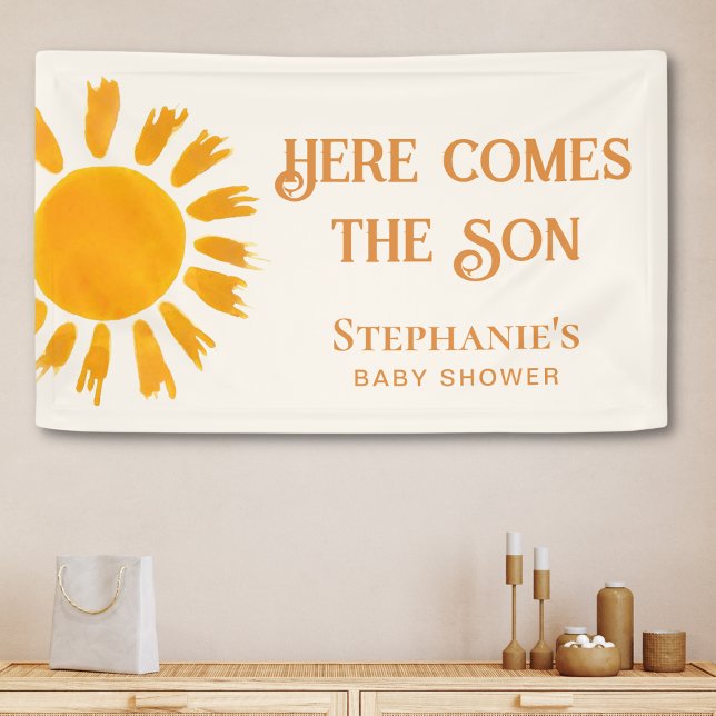 Here Comes The Son Baby Shower Banner (Creator Uploaded)