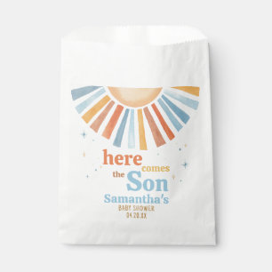 Here Comes the Son Baby Shower Favour Bags