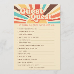 Here Comes The Son Baby Shower Games  Menu