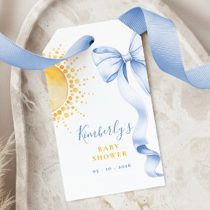 Here Comes The Son Baby Shower Gift Tags