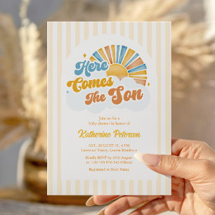 Here Comes the Son Baby Shower Invitation