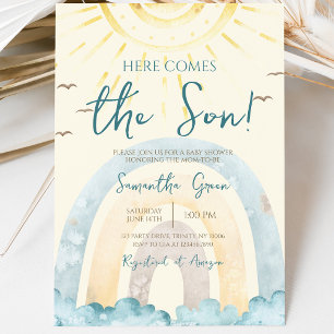 Here Comes the Son Baby Shower Invitation