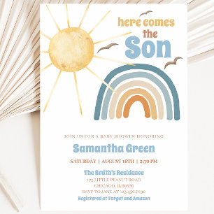 Here Comes the Son Baby Shower Invitation