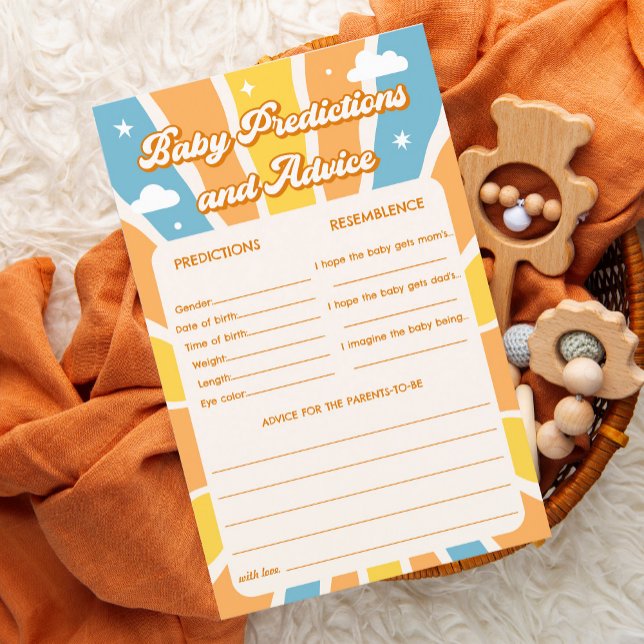 Here Comes the Son Baby Shower Predictions Game (Creator Uploaded)