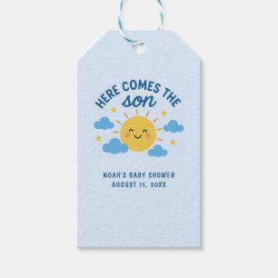 Here Comes the Son Baby Shower - Sunshine  Gift Tags
