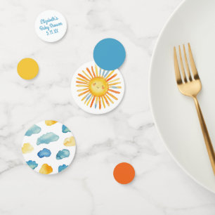 Here Comes the Son Baby Shower Table Confetti