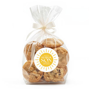 Here Comes The Son Boy Baby Shower Classic Round Sticker