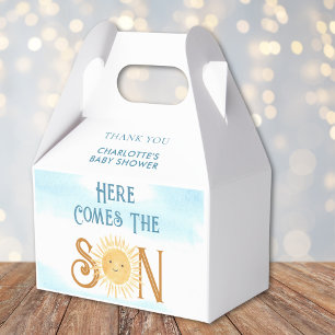 Here Comes The Son Boy's Baby Shower Favour Box