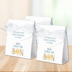Here Comes The Son Boy's Baby Shower Favour Box