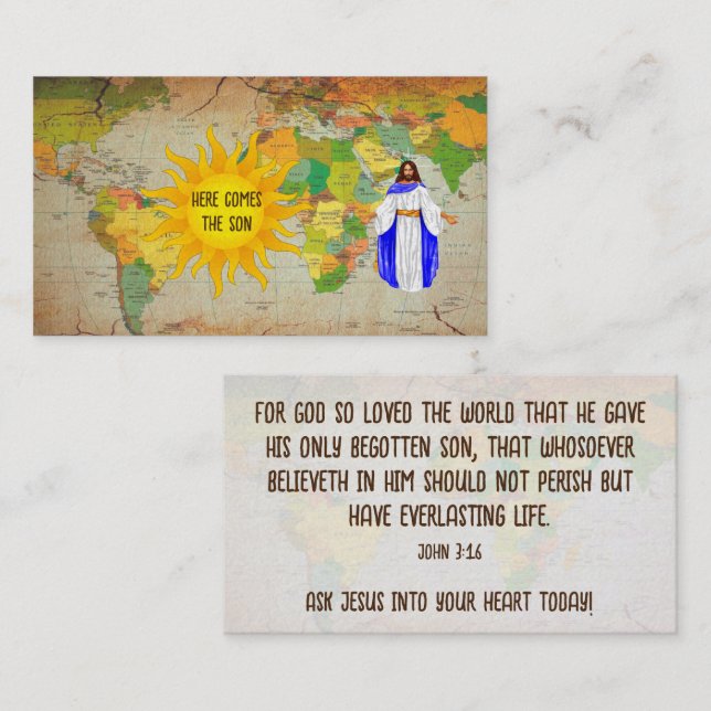 Here Comes the Son Card (Front/Back)