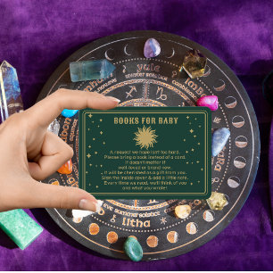 Here Comes The Son   Celestial Shower Book Request Enclosure Card