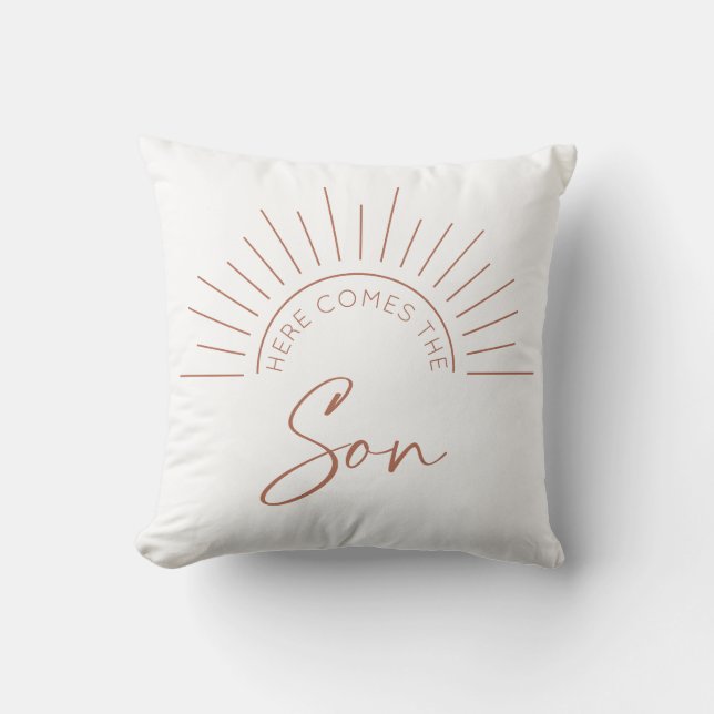 Here Comes The Son Cushion (Front)