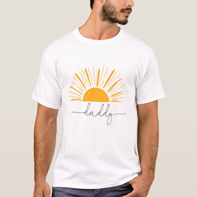 Here comes the son daddy to be baby shower T-Shirt (Front)