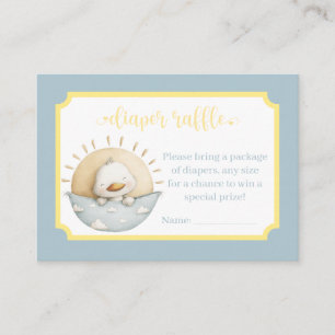 Here Comes the Son Diaper Raffle Card