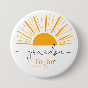 Here comes the son Grandpa to be 7.5 Cm Round Badge