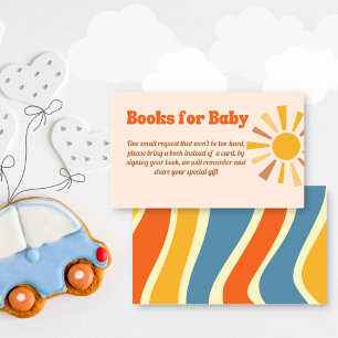 Here comes the son groovy retro book request enclosure card