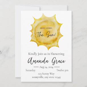 Here comes the son invitation