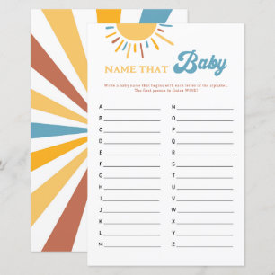 Here Comes The Son Name That Baby Game