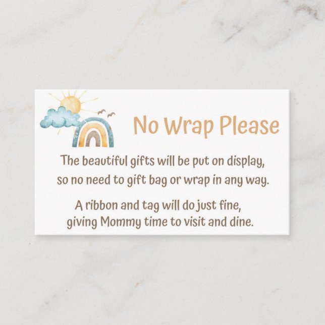 Here Comes The Son No Wrap Display Card (Front)