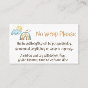 Here Comes The Son No Wrap Display Card