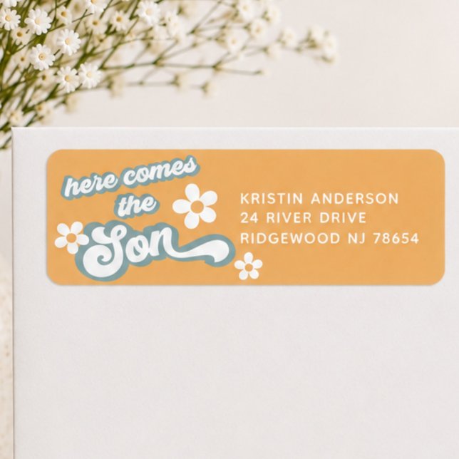 Here Comes the Son Return Address Label (Creator Uploaded)
