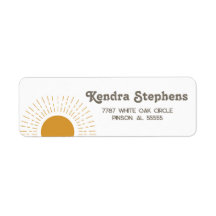 Here Comes The Son Return Address Label