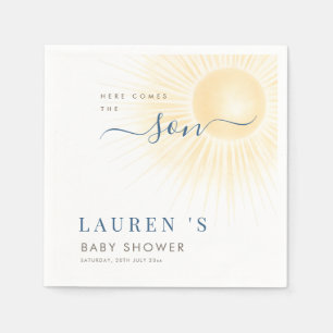 Here Comes The Son Sunburst Napkin