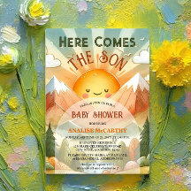 Here Comes The Son Sunshine Baby Shower