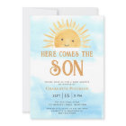 Here Comes the Son Sunshine Sky Baby Shower 