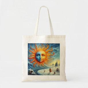 Here Comes The Sun - AI Art Print Tote Bag