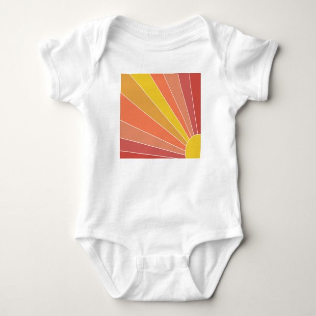 Here Comes the Sun Baby Bodysuit (Front)