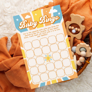 Here Comes the Sun Baby Shower Baby Bingo Game