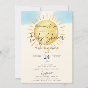 Here Comes the Sun – Baby Shower Invitation
