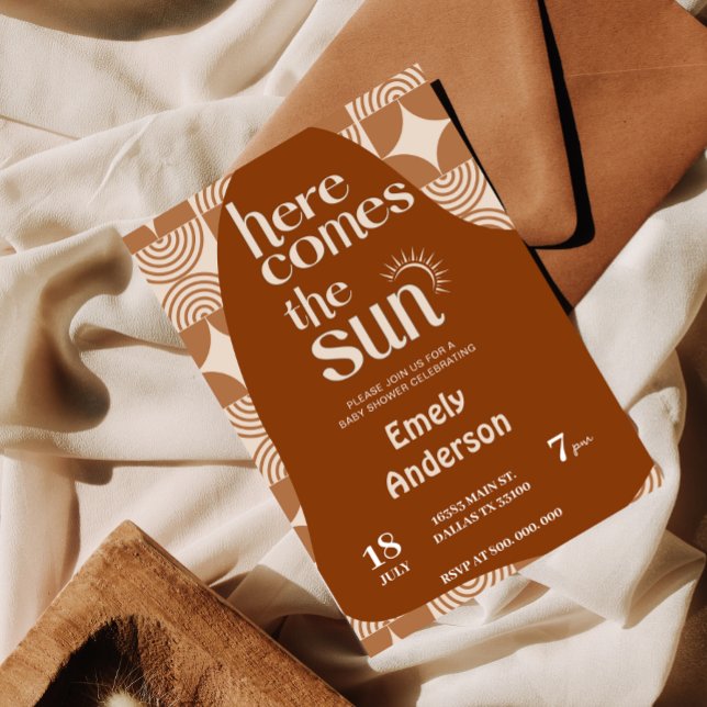 Here comes the sun baby shower Invitation (Creator Uploaded)