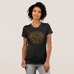 Here Comes The Sun Black T-Shirt