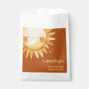 Here comes the Sun boho baby shower Enclosure Card Favour Bags