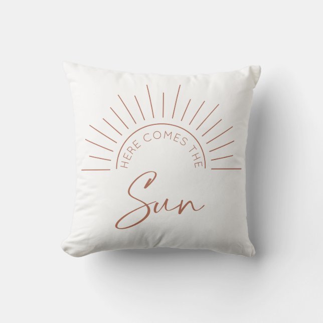 Here Comes The Sun Cushion (Front)
