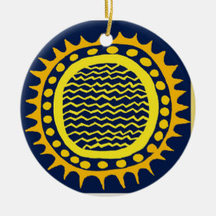 Here Comes the Sun - Del Sol Celebration Ceramic Tree Decoration