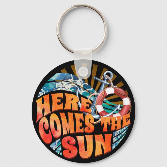 Here Comes The Sun Key Ring (Front)