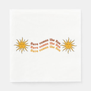 Here Comes The Sun Napkin