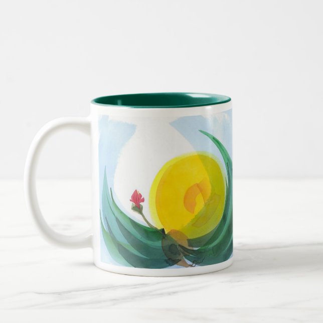 Here Comes the Sun, No. 2 Two-Tone Coffee Mug (Left)