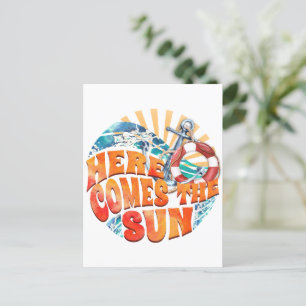 Here Comes The Sun Postcard