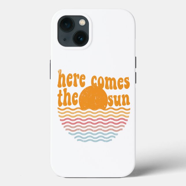 Here Comes the Sun Retro Case-Mate iPhone Case (Back)