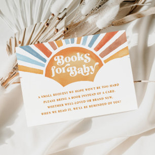 Here Comes The Sun Retro Son Boy Books For Baby Enclosure Card