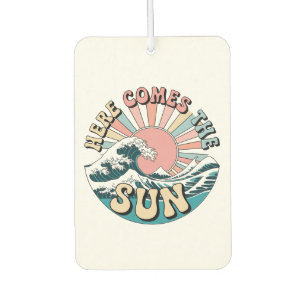 Here Comes The Sun – Retro Summer Vibes Car Air Freshener